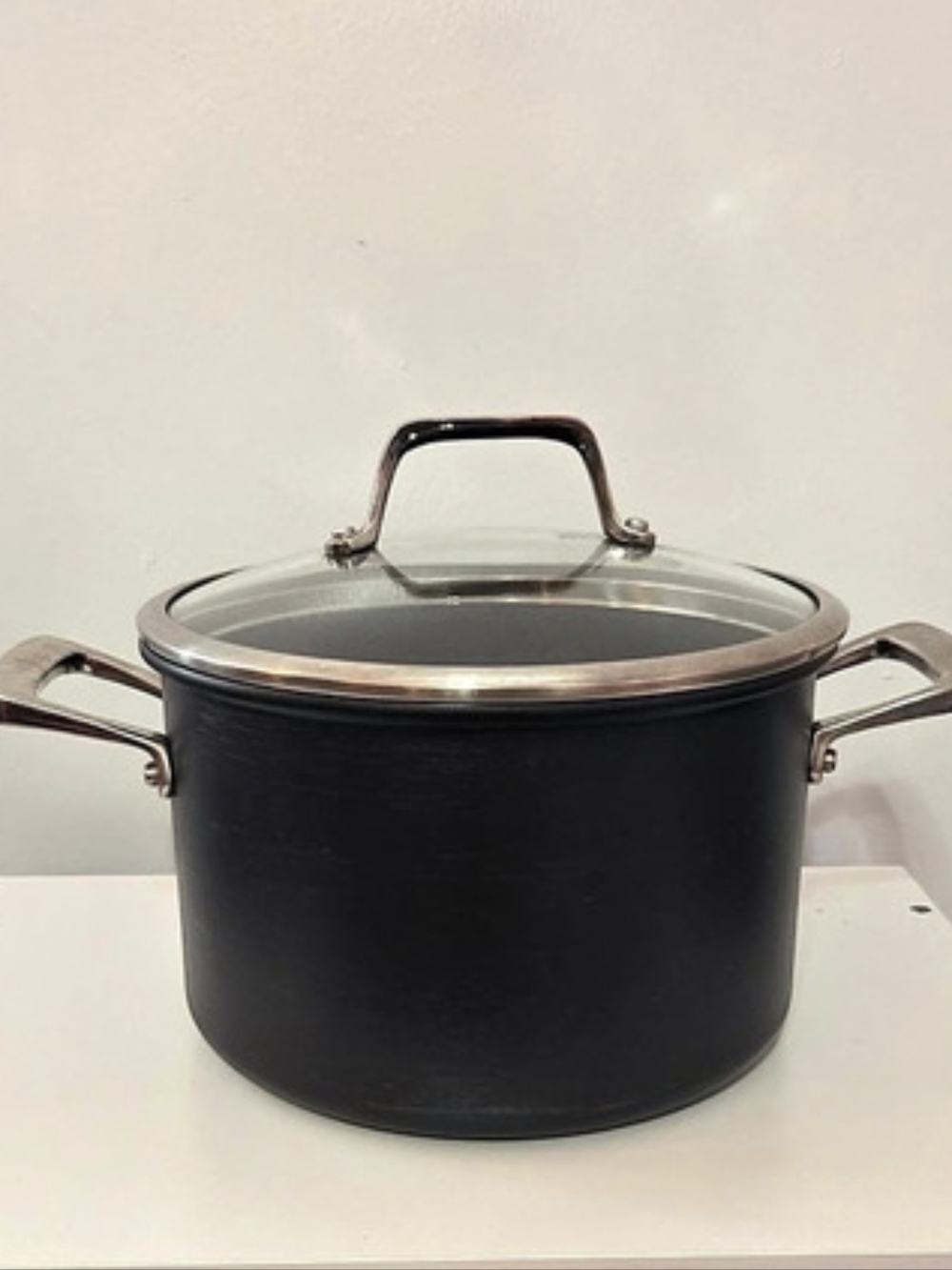 All-Clad D5 Stainless 4 QT Black & Silver Cookware